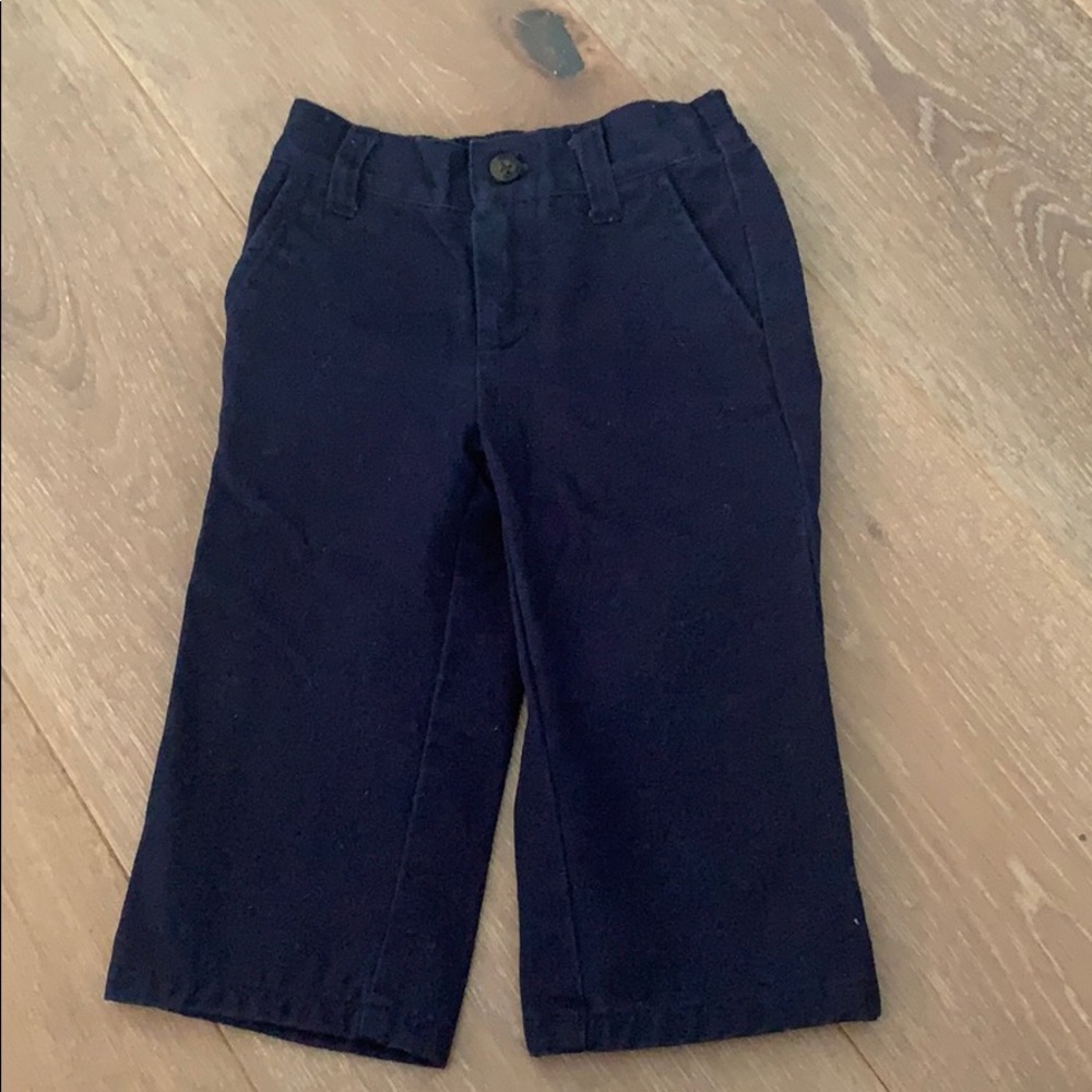 Janie & Jack 12-18mo Navy Slacks